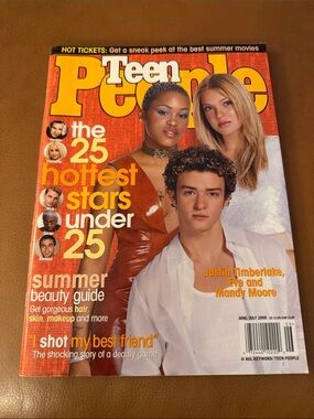 Teen People June/July 2000 Cover Timberlake Eve Mandy Moore